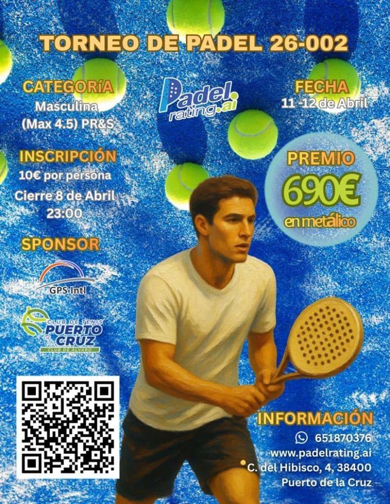 PR&S Event 26-002  Tournament poster