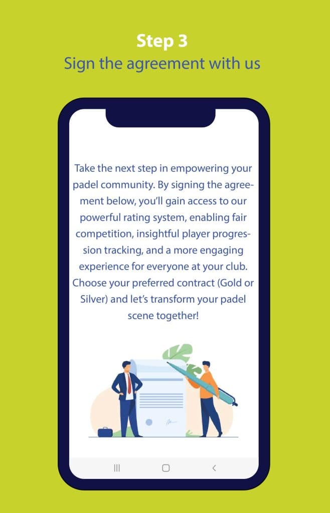 Step 3: Sign Partnership