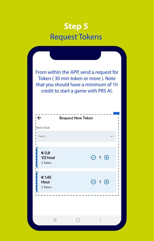 Step 5: Request Tokens